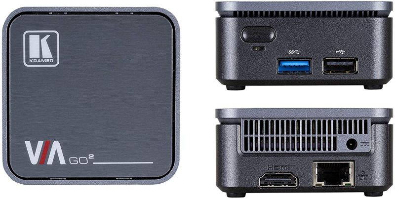 Kramer VIA GO2 Compact & Secure 4K Wireless Presentation Device