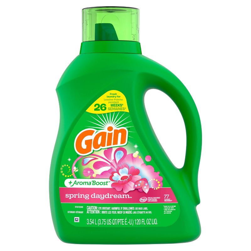 Gain Spring Daydream Scent Liquid Laundry Detergent - 120 fl oz