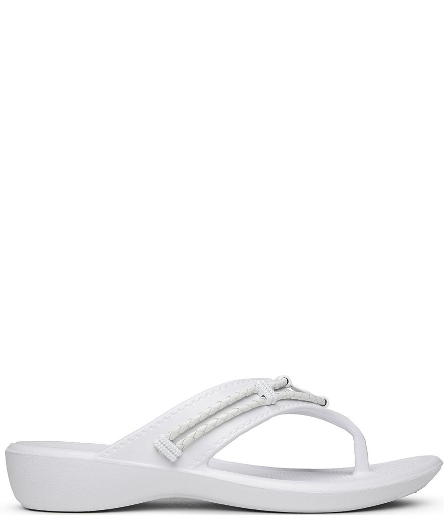 Minnetonka Silverthorne Prism Waterproof Wedge Thong Sandals