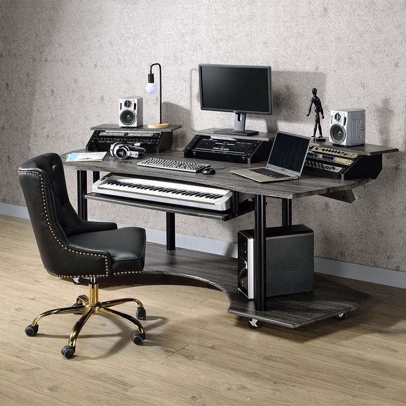 Home Office Computer Desk, Size: 83x40x37 inch