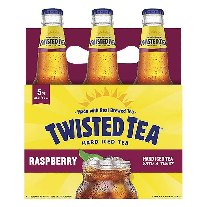 Twisted Tea Raspberry Hard Iced Tea - 6pk/12 fl oz Bottles
