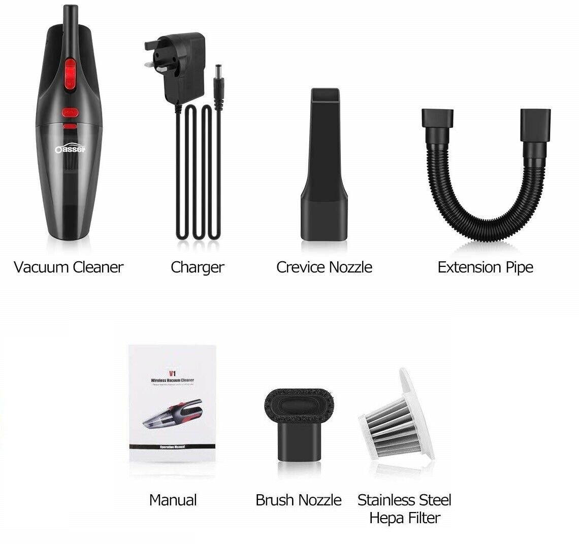 Cordless Hand Held Vacuum Cleaner Small Mini Portable Car Auto Home Wireless US