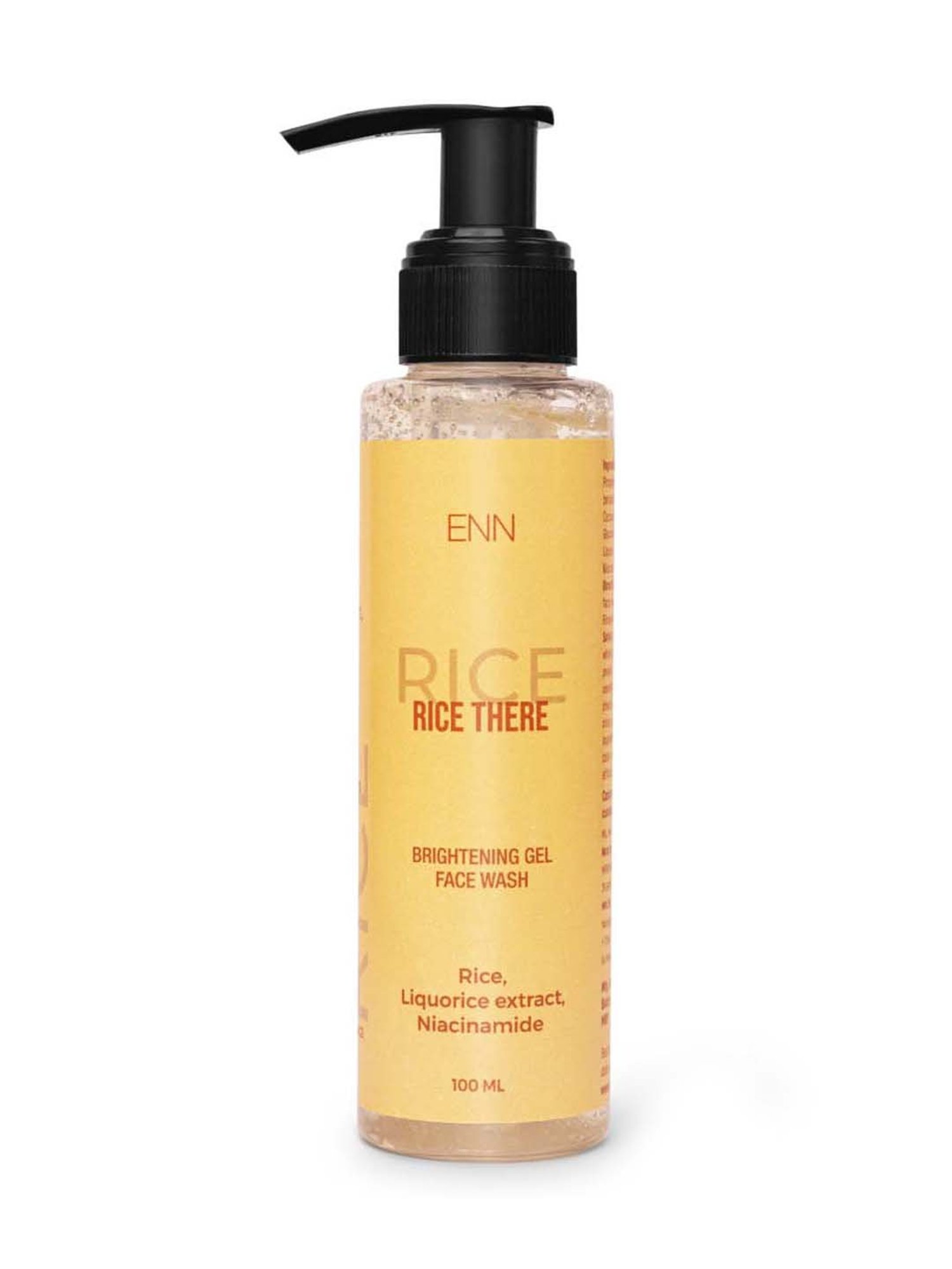 Enn Rice There Brightening Gel Face Wash - 100 ml