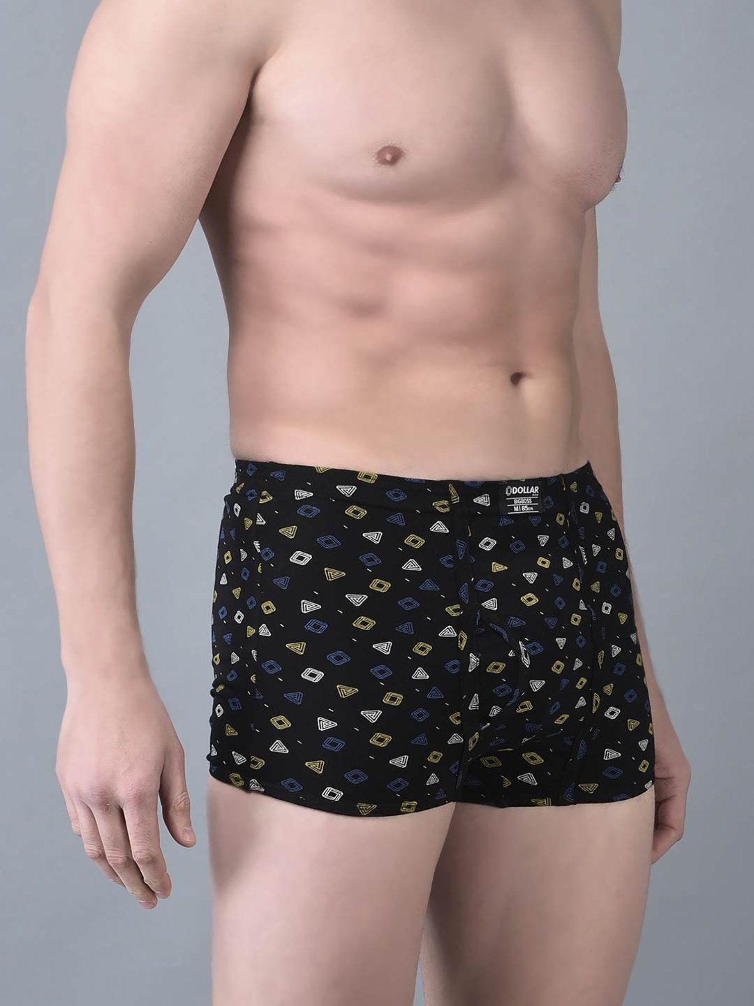 Dollar Bigboss Assorted Cotton Regular Fit Printed Trunks - Pack Of 10