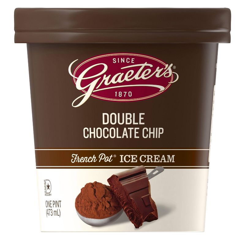 Graeter's Double Chocolate Chip Ice Cream - 16oz
