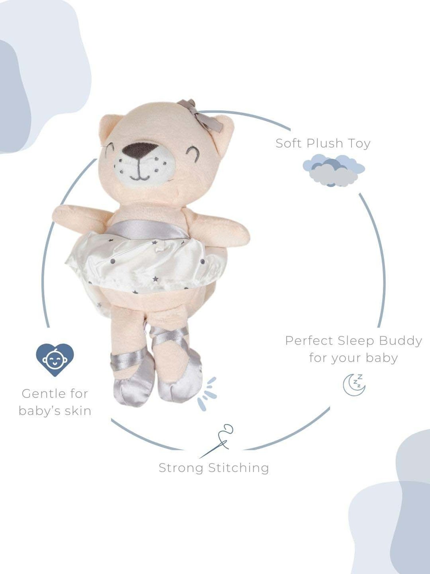 The White Willow White Infant Head Support Pillow - Set of 1