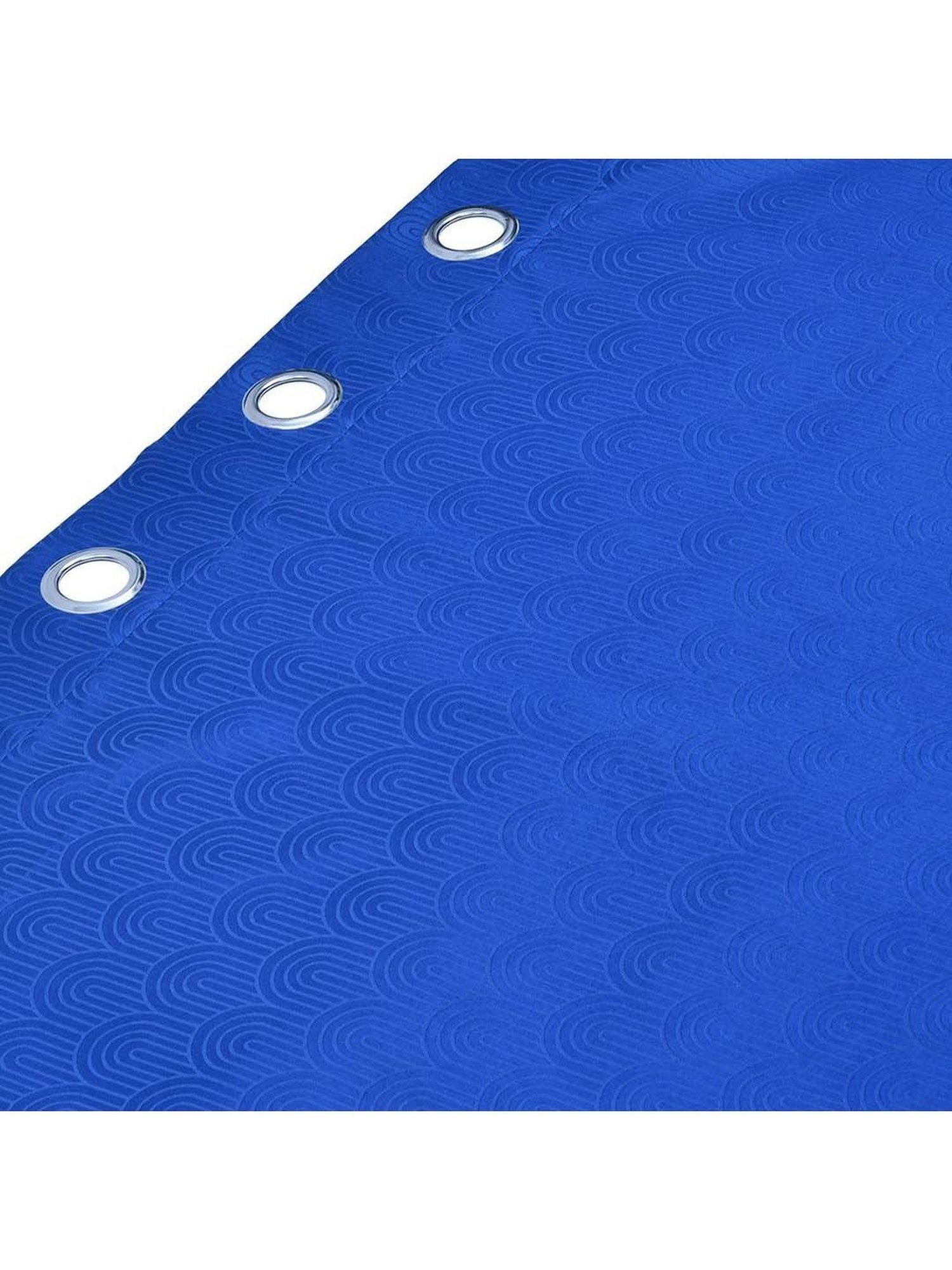 @home Veera Blue Polyester 5 Ft Window Curtain - Set of 2