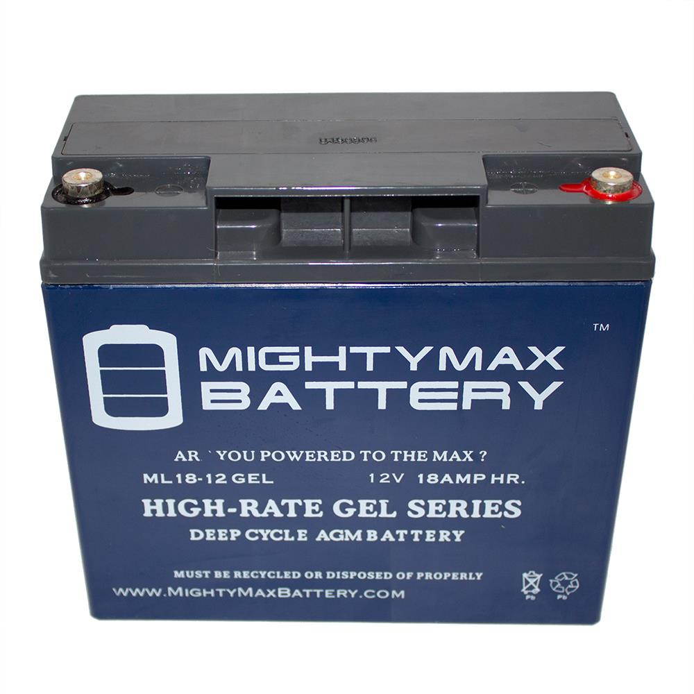 12V 18AH GEL Replacement Battery for ES 2500 Booster ES1217