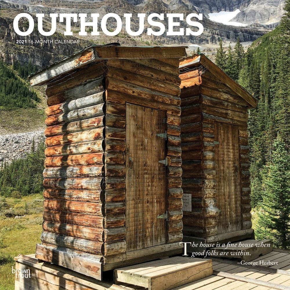 BrownTrout,  Outhouses Wall Calendar 2021