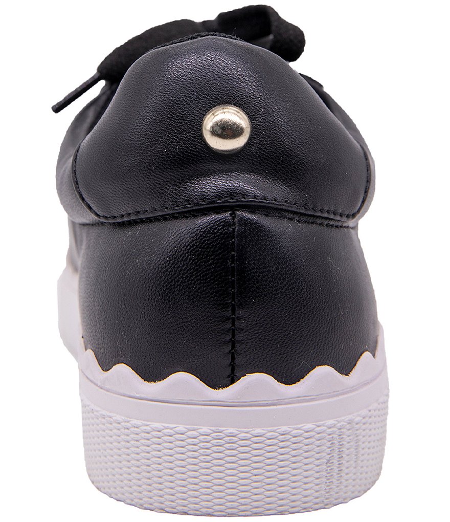 BCBGeneration Lanie Scalloped Lace-Up Sneakers