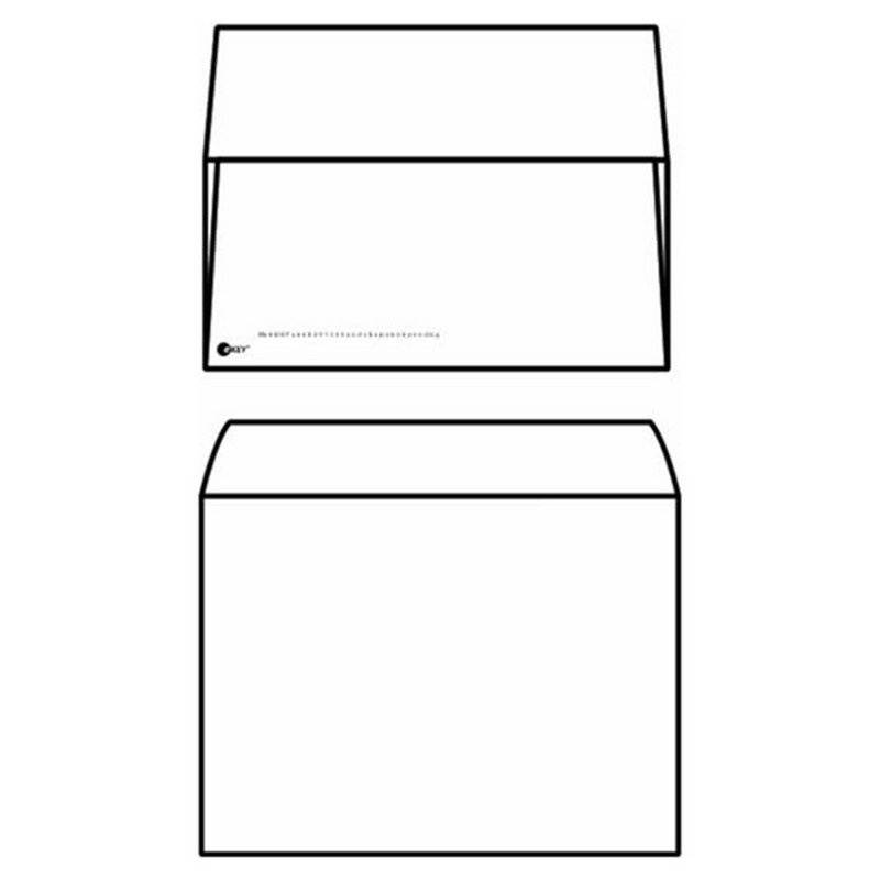 eKEY Multimedia Mailer Envelopes, 6" x 8", Outer Envelope with Open Side, CD / DVD Insert (Box of 500)