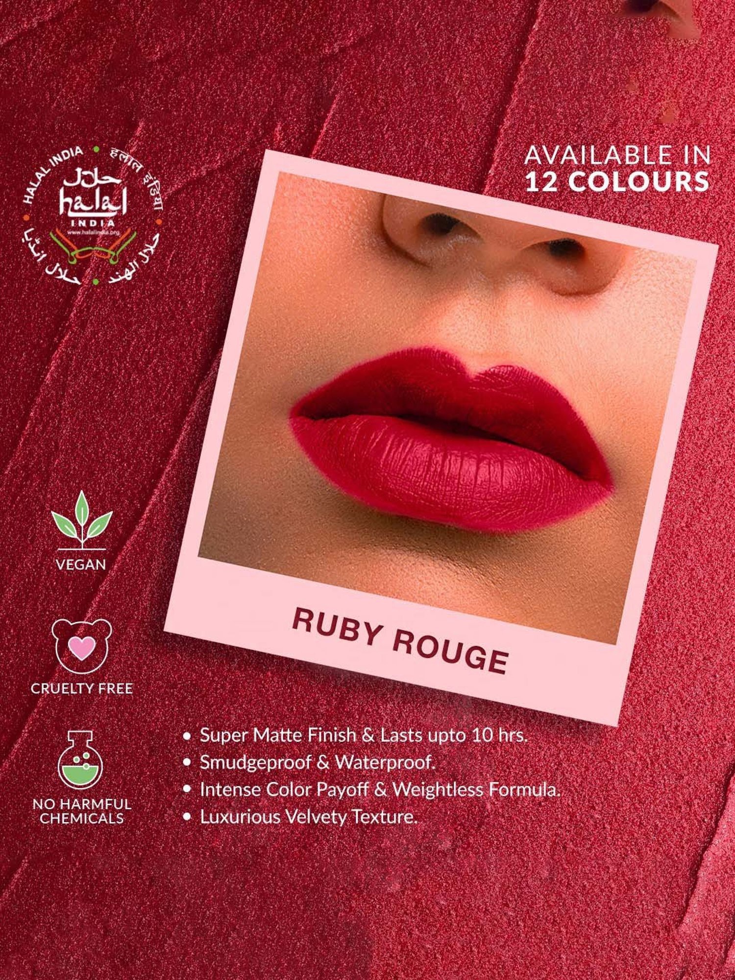 Littmuss O' It's Matte Liquid Lipstick Ruby Rouge - 2.5 ml