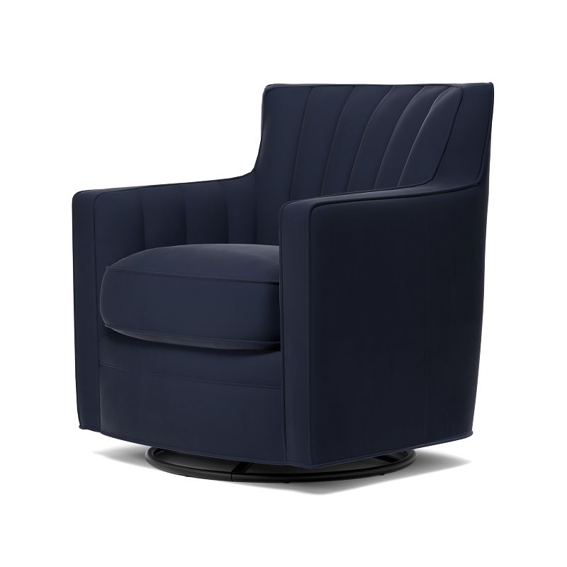 Zerk Swivel Armchair Blue - Handy Living