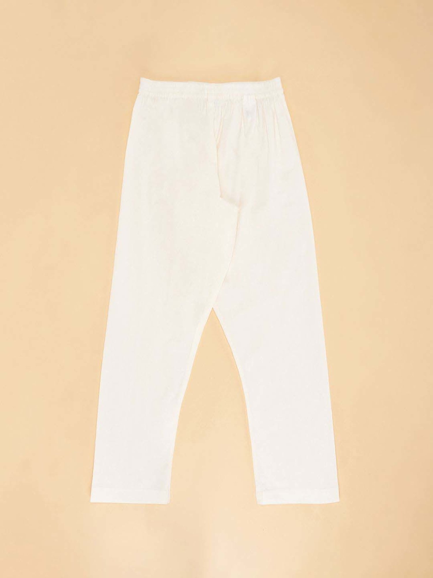 Indus Route by Pantaloons Kids Blue & White Regular Fit Full Sleeves Kurta Set