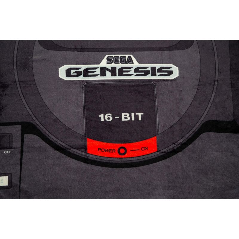 Just Funky Sega Genesis Fleece Throw Blanket | Cozy Lightweight Blanket | 45 x 60 Inches