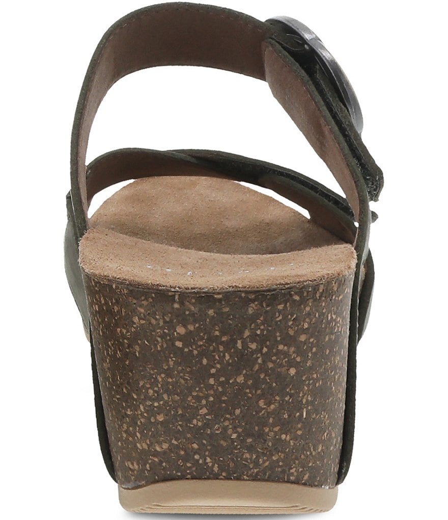 Dansko Susie Leather Slide Wedge Sandals