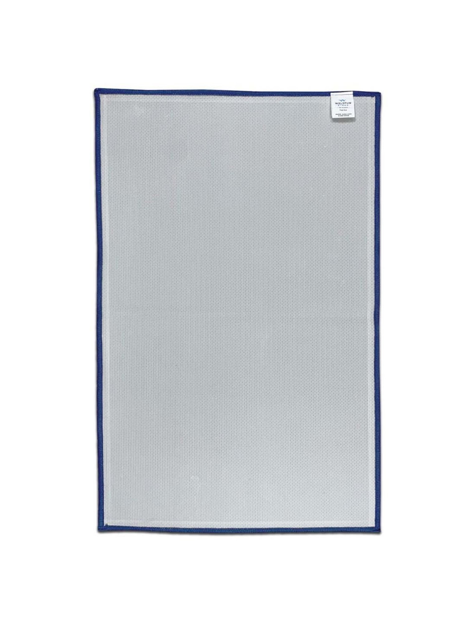 Welspun ETHAN Blue Polyester 1306 GSM Large Foot Mat