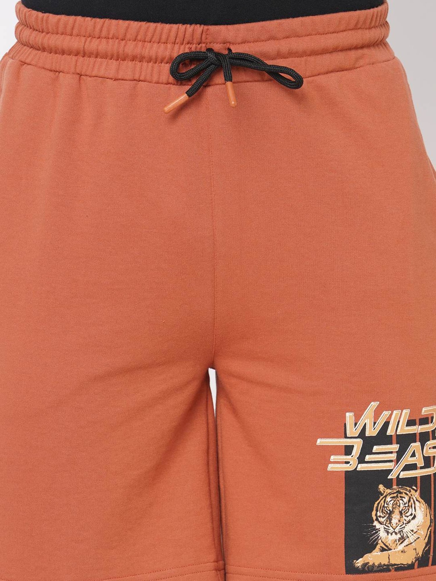 Fitz Brown Sugar Slim Fit Printed Shorts