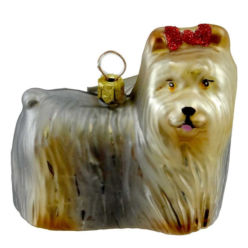 Holiday Ornament Yorkie Dog Pet Yorkshire Terrier  -  Tree Ornaments