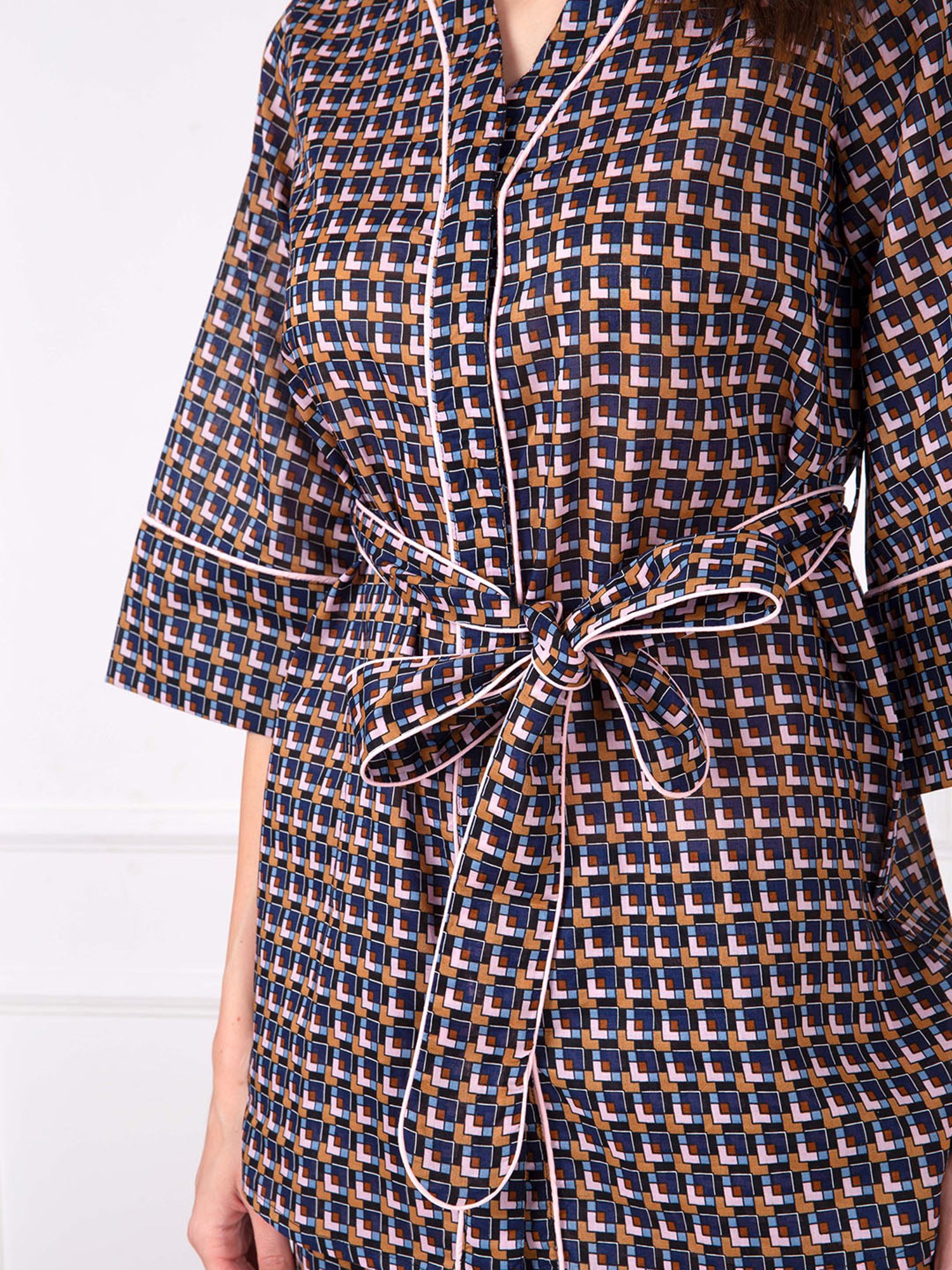 Dusk Attire Multicolor Kayo Robe Style Co-ord Set