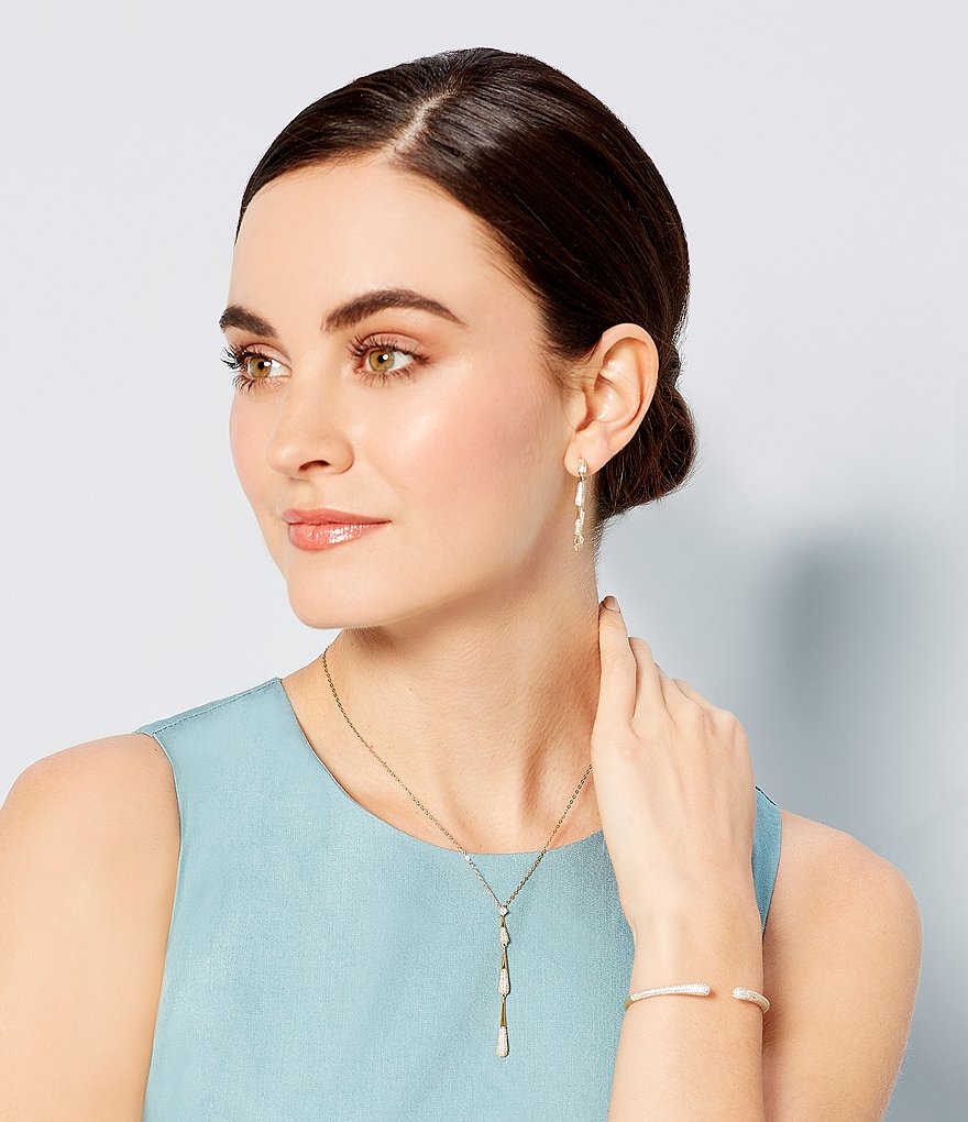 Nadri Dappled Y-Necklace