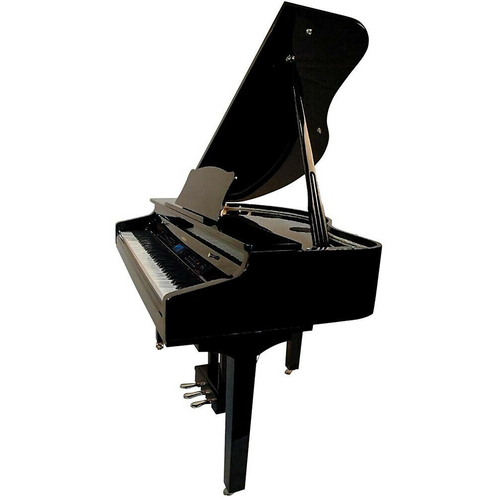 Suzuki MDG-330 Mini Grand Digital Piano w/ Bench, Black Hi Gloss