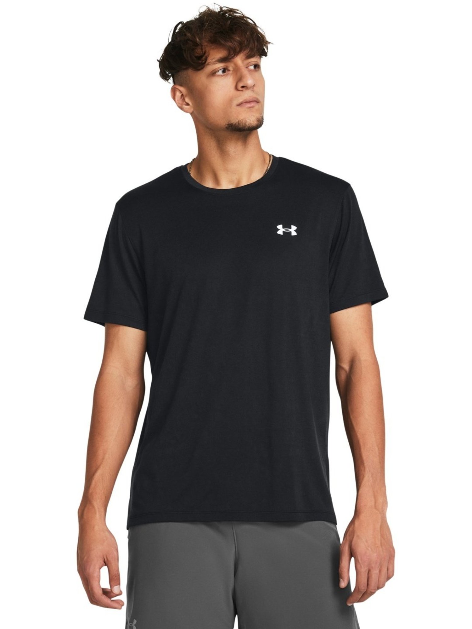 Under Armour Black Slim Fit Printed T-Shirt