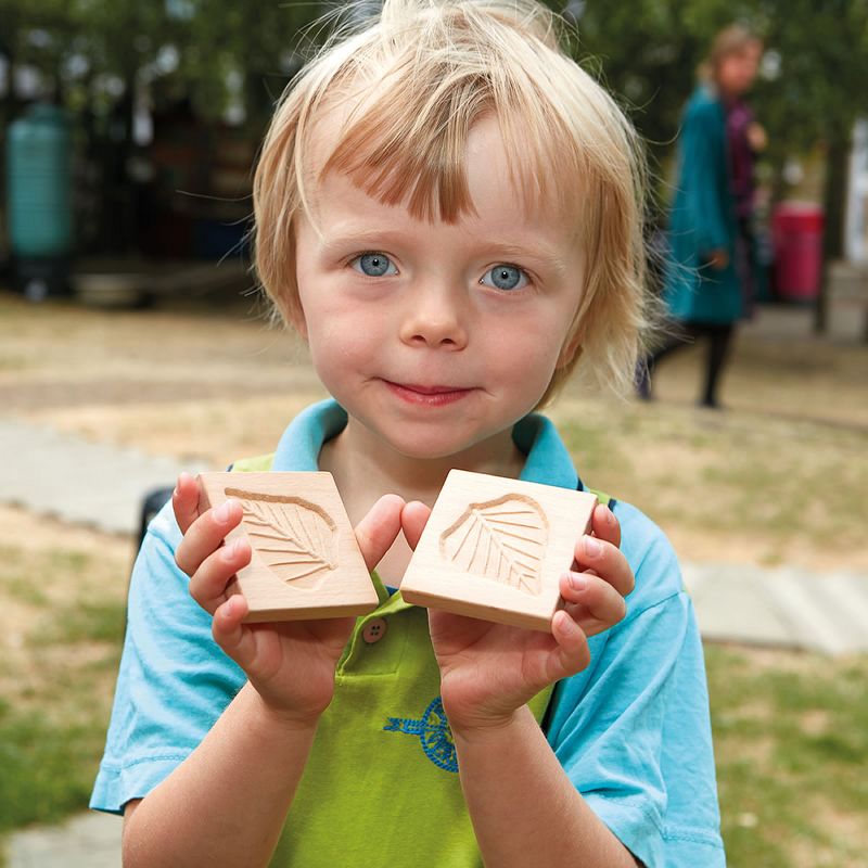 Yellow Door Sensory Leaf Tiles - Set of 12