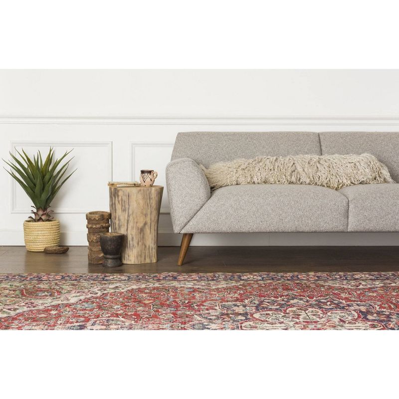 6'9"x10'4" Vintage One-of-a-Kind Undine Rug Red - Revival Rugs