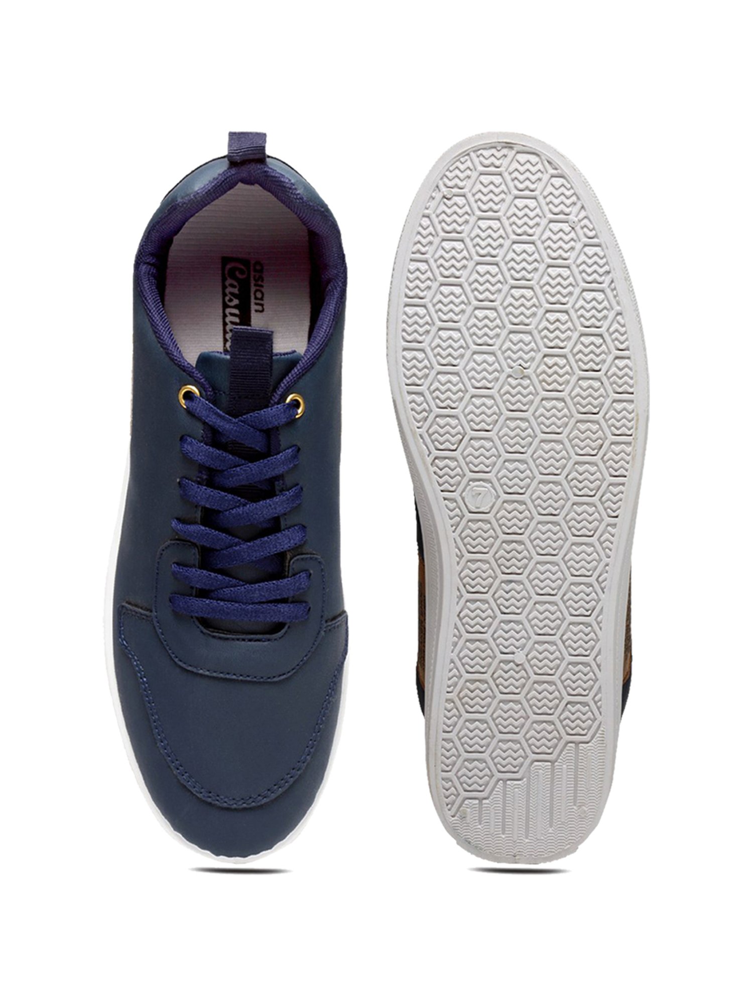 Asian Men's Navy Casual Sneakers
