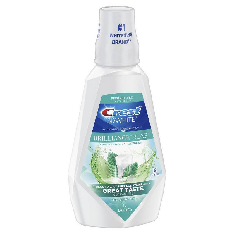 Crest 3D White Brilliance Blast Mouthwash - 1L
