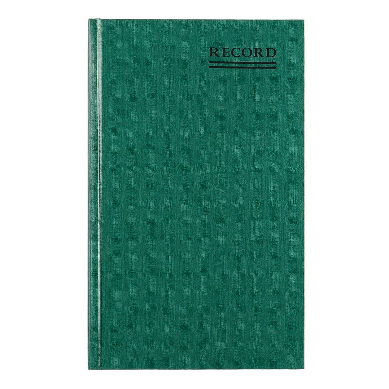 National Emerald Series Account Book Green Cover 500 Pages 12 1/4 x 7 1/4 56151