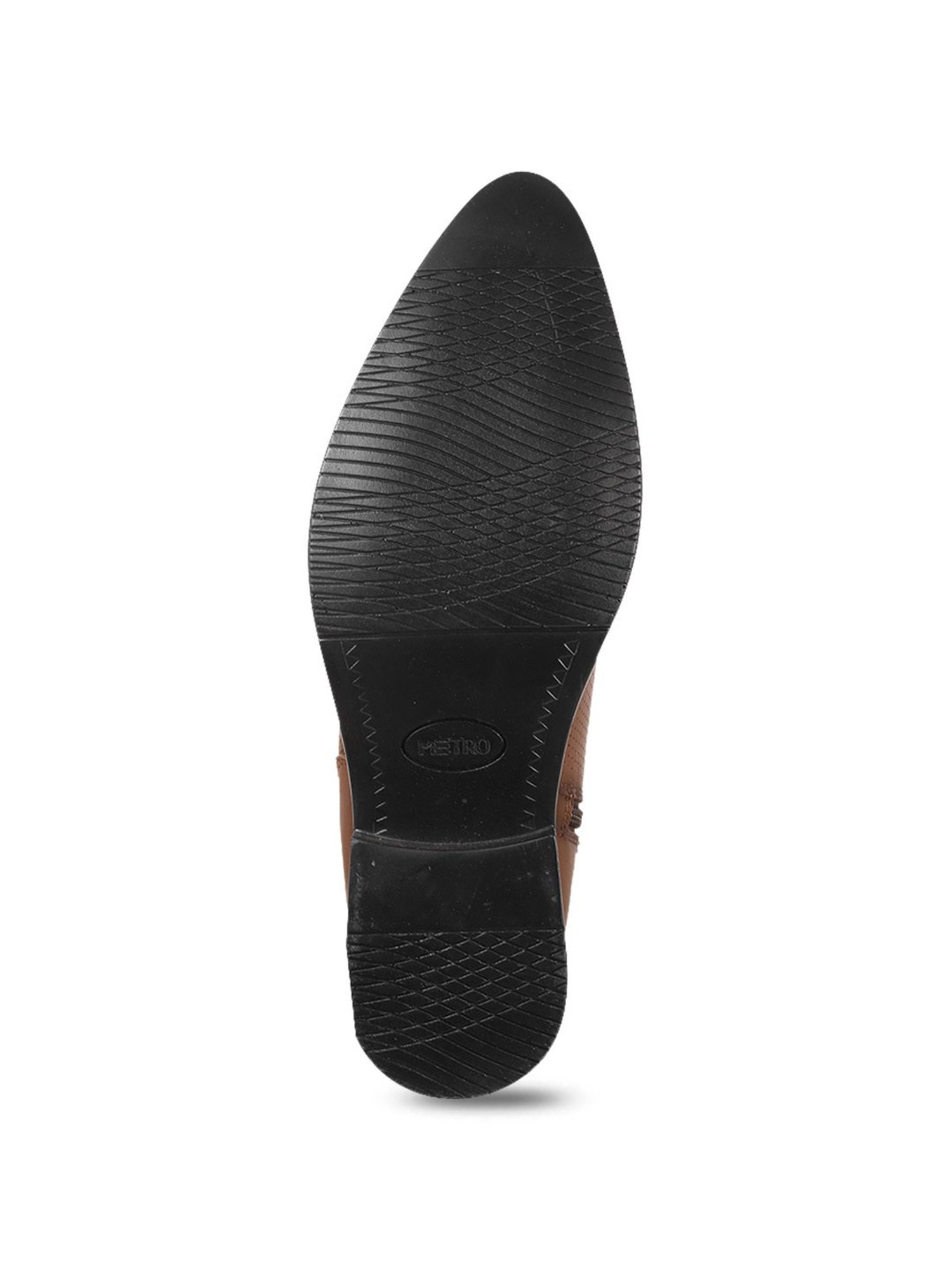 Metro Men's Tan Formal Boots