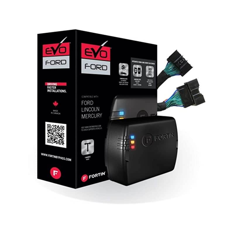 EVO-FORT3 Stand-Alone Add-On Remote Start Car Starter System for Ford Flip Key and Push-to-Start Vehicles