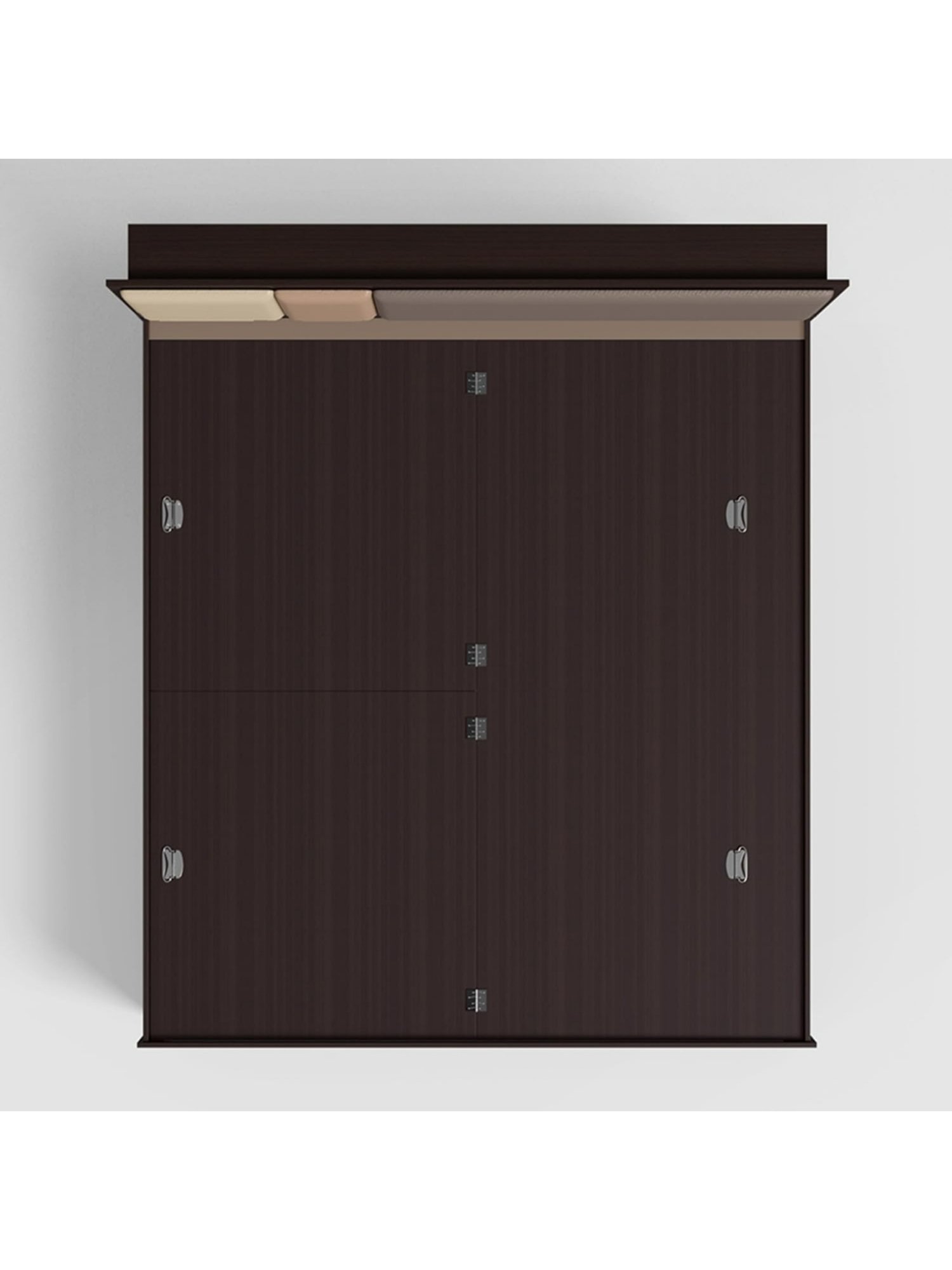 Godrej Interio Trio Grey Engineered Wood Queen Bed with Box Storage