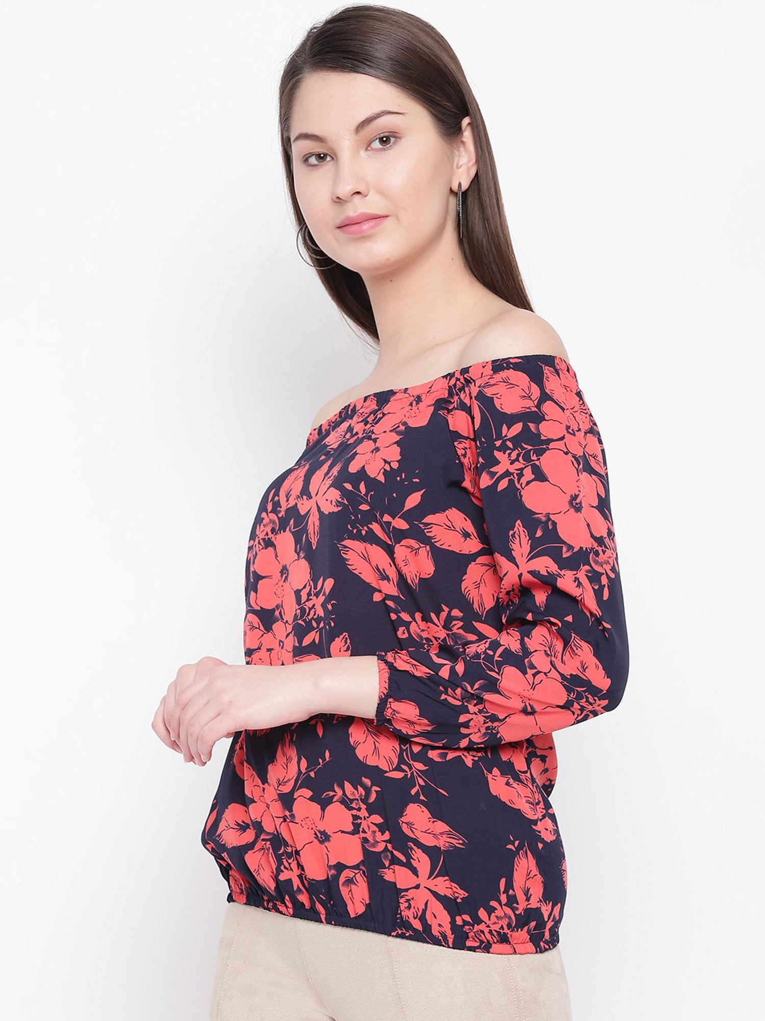 Rare Blue Printed Top