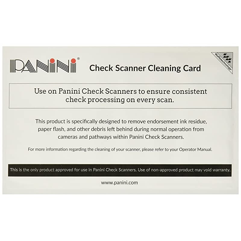 Check Scanner Cleaning Cards (90)