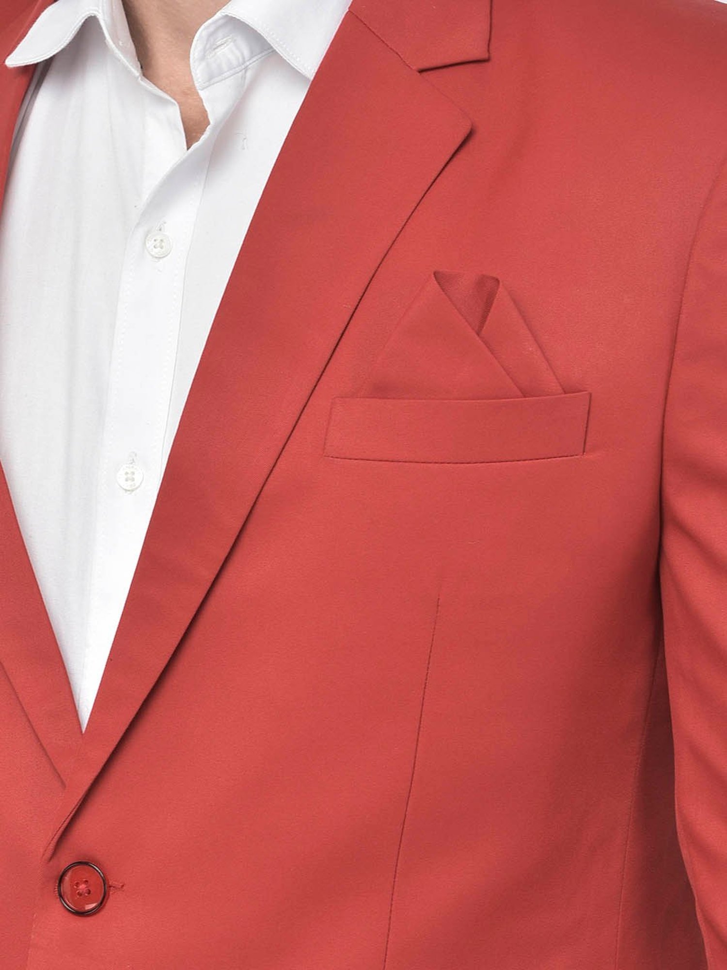 SG RAJASAHAB Red Notch Lapel 2-Piece Suit