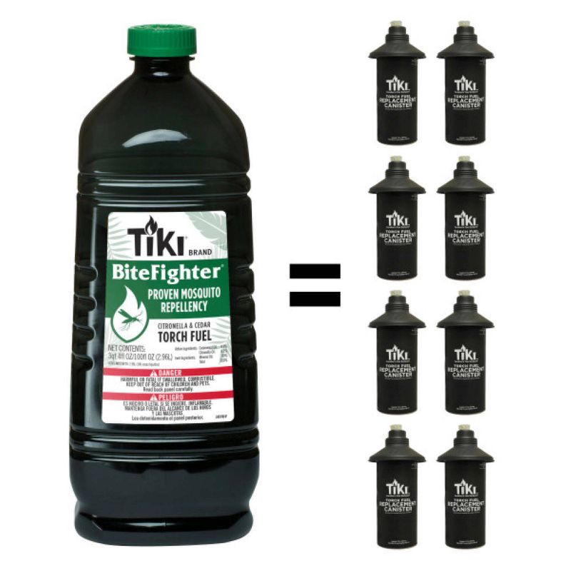 100oz. 2pk Bitefighter Torch Fuel with Easy Pour System - TIKI