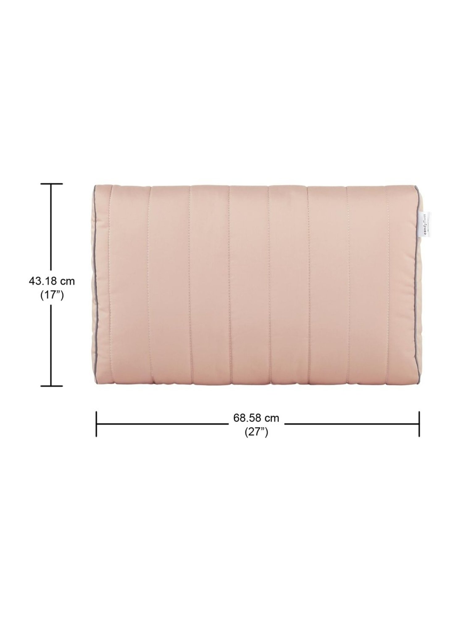 Godrej Interio Marshmallow ?Peach Orange Foam Pillow