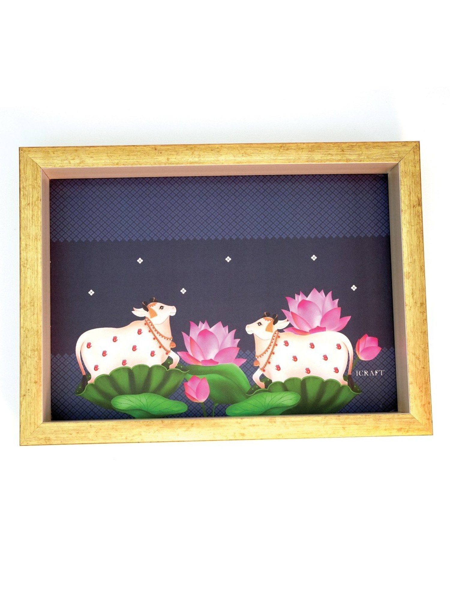 ICraft Multicolour MDF Board Neel Tray