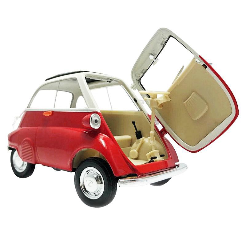BMW Isetta Red and White "NEX Models" 1/18 Diecast Model Car by Welly