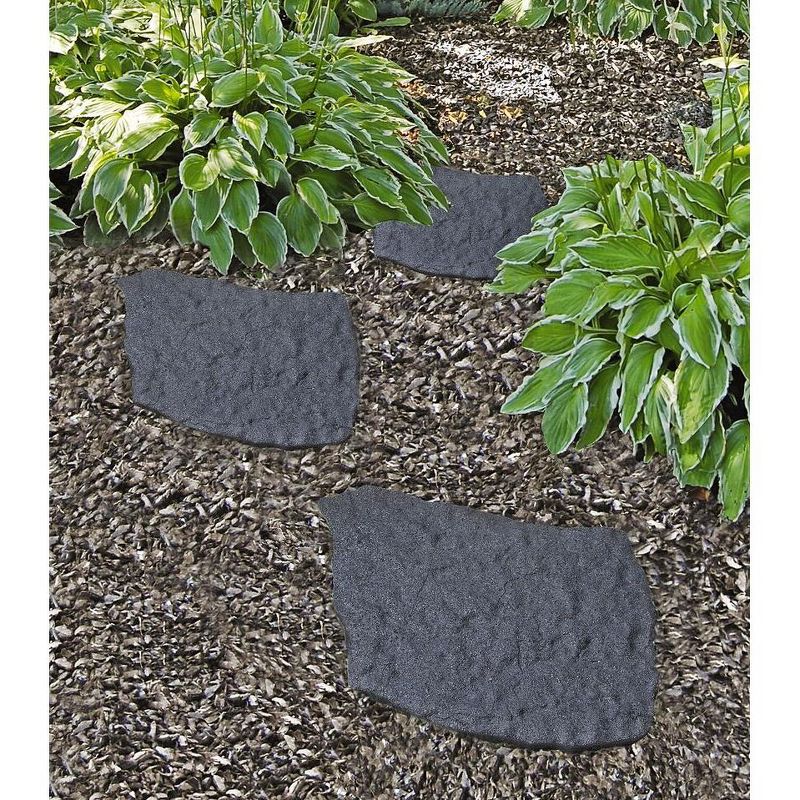 Gardener's Supply Company Recycled Rubber Flagstone Stepping Stone - Gardener's Supply Company