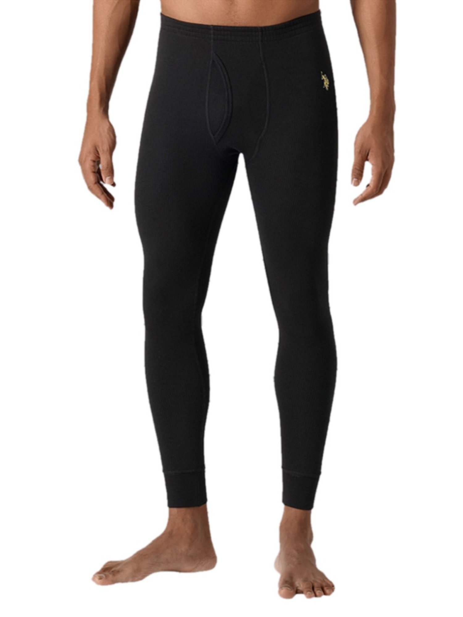 U.S. Polo Assn. Black Cotton Regular fit Thermal