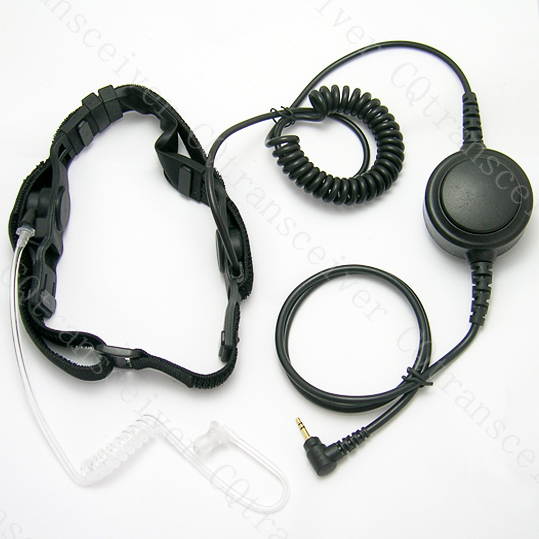 Heavy duty Throat mic earpiece for Motorola Talkabout EM1000R EM350R