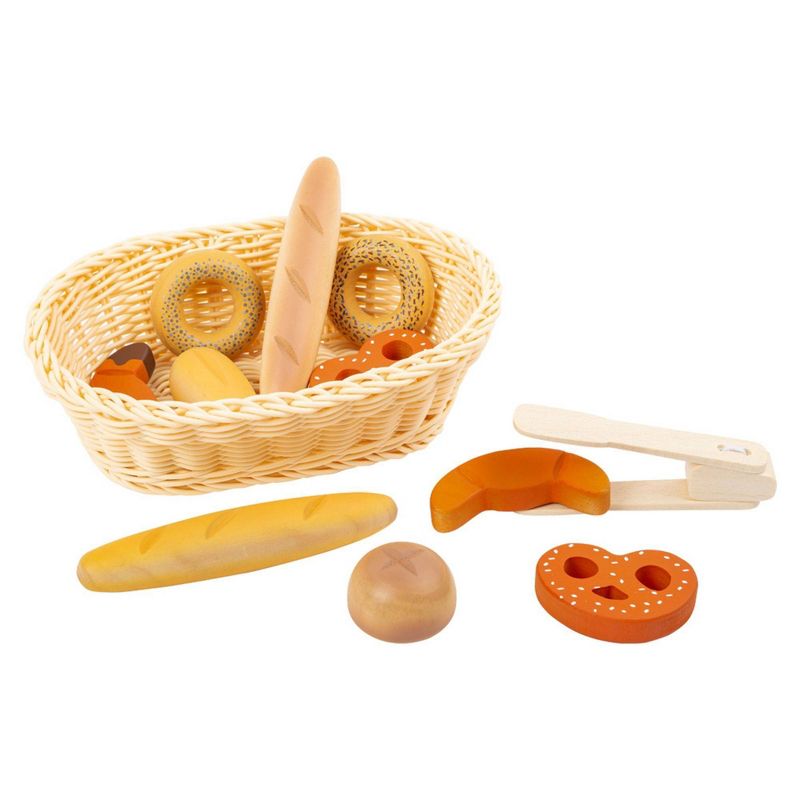 Small Foot Wooden Toys Children's Bread Basket Playset - 12pc