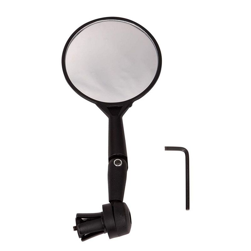 Juvale 4 Pack Bike-eye Mountain Bike Mirrors, 360 Degree Rotate Adjustable Bar End Rear View Bicycle Mirror