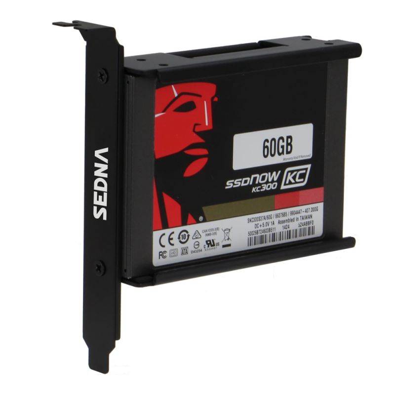 SEDNA - PCI / PCIE   Dual 2.5'' HDD / SSD mounting bracket