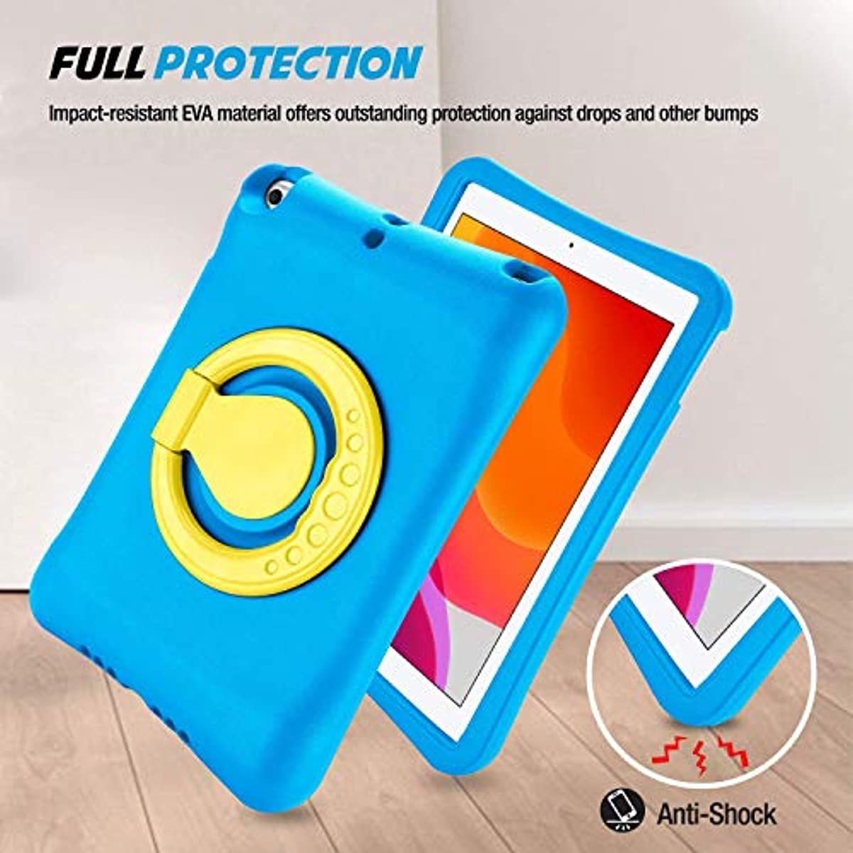ProCase iPad 10.2 Case 2020 iPad 8th Generation / 2019 iPad 7th Generation Case Bundle with ProCase Kids Case for iPad 10.2 8th Gen 2020 / 7th Gen 2019 / iPad Air 10.5 2019 / iPad Pro 10.5