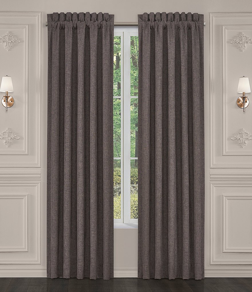 J. Queen New York Flint Charcoal Grey Window Treatment